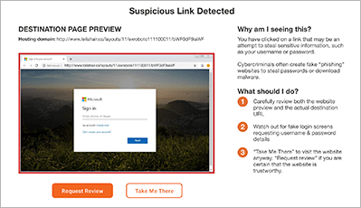 suspicious-link-page