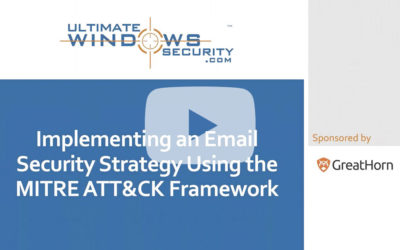[On-Demand] Implementing an Email Security Strategy Using the MITRE ATT&CK Framework
