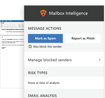 Mailbox Intelligence - Mark Spam- Phish