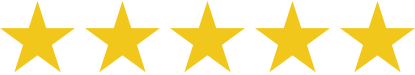 yellow star Five star rating